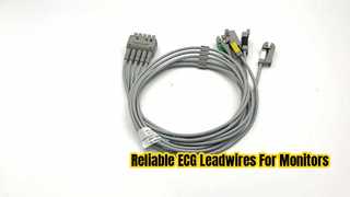 GE Ref:412681-003 Группа проволочных проводов для многосвязных ЭКГ,5 - Lead,Grabber,IEC 74 CM /29 IN