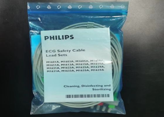 PHILIP M1623A Потребительные материалы для медицинских изделий, 5 Свинцовый ЭКГ кабель 989803104511