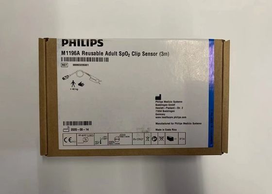 Philip M1196A Adult Spo2 Sensor многоразовый 3м D голова 8 штифтов Белый цвет