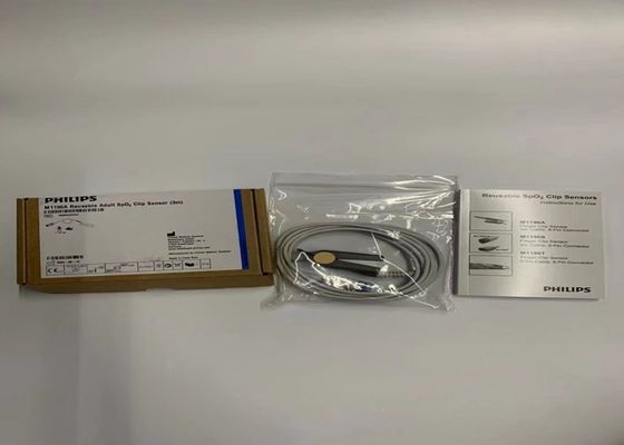 Philip M1196A Adult Spo2 Sensor многоразовый 3м D голова 8 штифтов Белый цвет