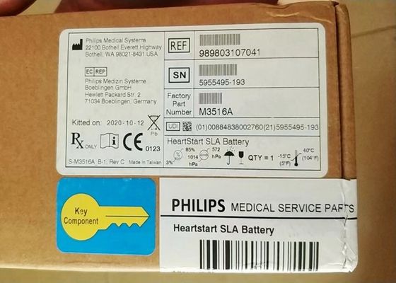 Медицинская сплошная свинцовая батарея 989803107041 для PHILIP M3516A Heartstart XL