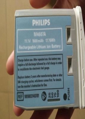 M4607A Батарея медицинского оборудования, перезаряжаемая литий-ионная батарея 11.1V 1600mAh 17.76Wh