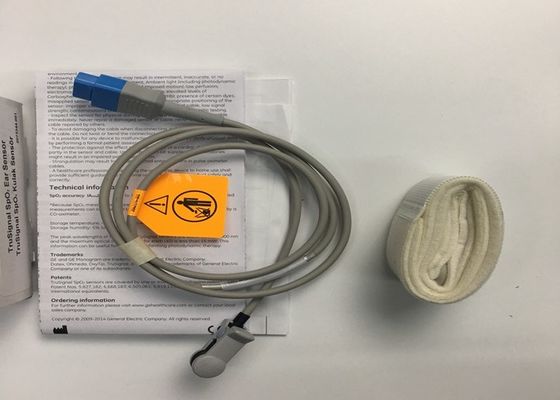GE Ohmeda Oximetry Spo2 Ушный датчик TS-E-D 9 штифтов многоразовый неинвазивный