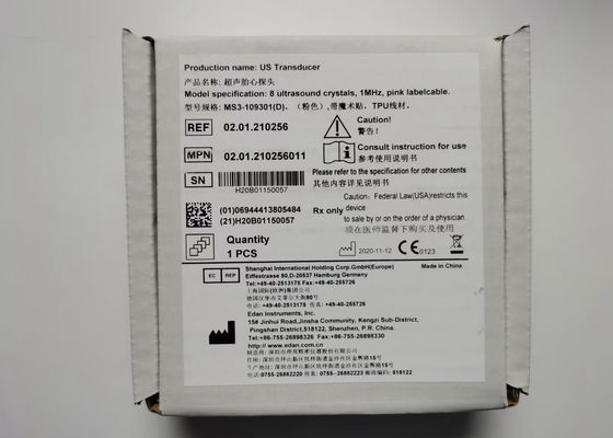 EDAN F6 Монитор на плод Преобразователь MS3-109301 Двойной слот 4 штифта водонепроницаемый IPX8