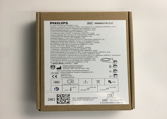 PHLIP ЭКГ Заменные части, AMMI IEC 12 Свинцовый ЭКГ Лимб Свинцовые 1.4M 989803151731