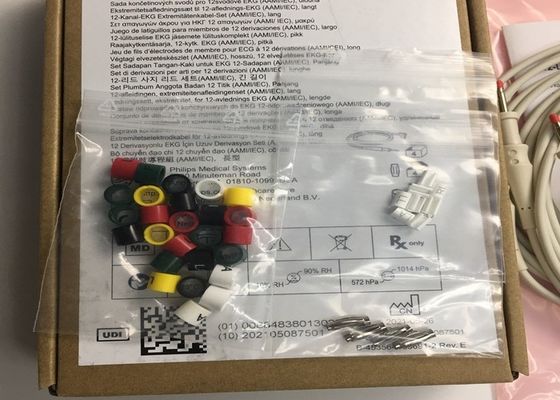 PHLIP ЭКГ Заменные части, AMMI IEC 12 Свинцовый ЭКГ Лимб Свинцовые 1.4M 989803151731