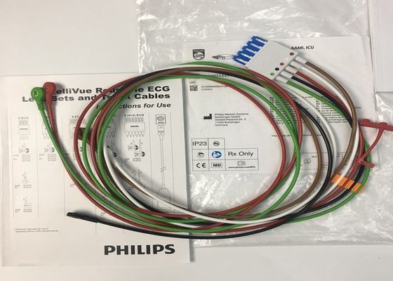 Phlip M1644A Intellivue ECG кабель 5 свинца многоразовый 989803144991