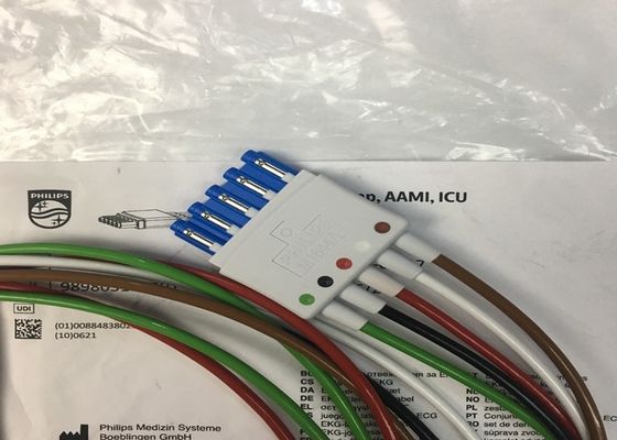 Phlip M1644A Intellivue ECG кабель 5 свинца многоразовый 989803144991