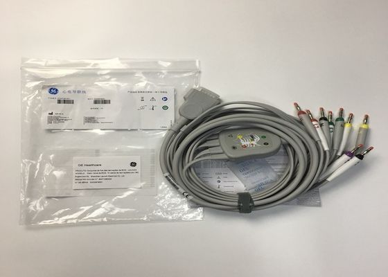 10 Свинцовые запчасти для ЭКГ кабель GE2104726-001 Стандарт ЕС