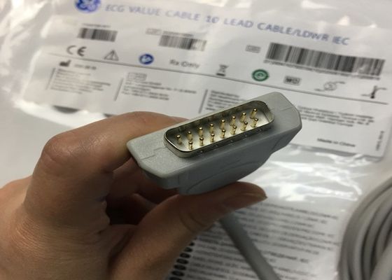 10 Свинцовые запчасти для ЭКГ кабель GE2104726-001 Стандарт ЕС