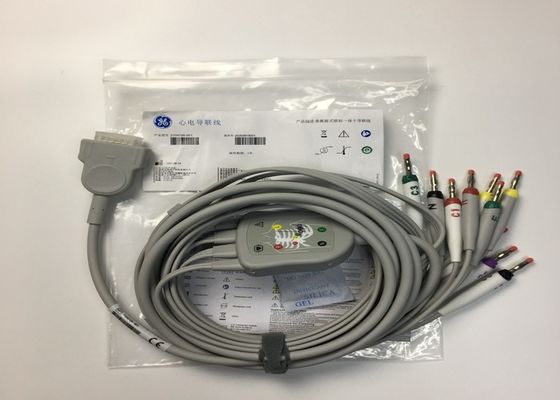10 Свинцовые запчасти для ЭКГ кабель GE2104726-001 Стандарт ЕС