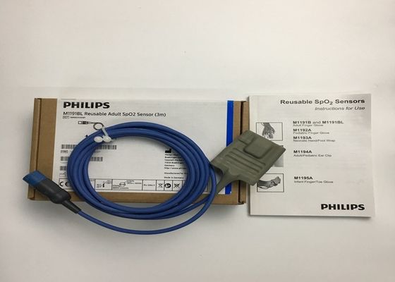Phlip M1191BL запасные части медицинского оборудования, взрослый датчик SpO2 3M D форма 8 штифтов