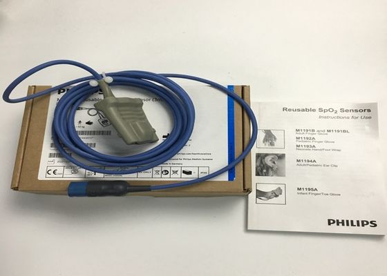 Phlip M1191BL запасные части медицинского оборудования, взрослый датчик SpO2 3M D форма 8 штифтов