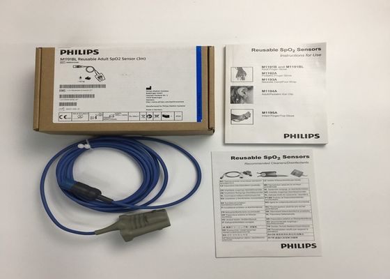 Phlip M1191BL запасные части медицинского оборудования, взрослый датчик SpO2 3M D форма 8 штифтов