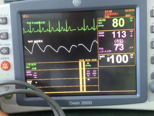 GE DASH2500 Ремонт и обслуживание монитора пациента для медицинского полевого ЭКГ