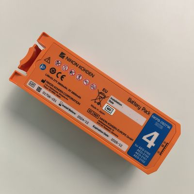 Нихон Кохден АЭД Дефибриллятор Батарея Оранжевый АЭД-2100аед-2150аед-215аед-2152 Nkpb-28271k X217A