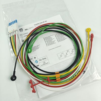 PHILIP Пациентский монитор оригинальный CBL 5 Leadset Snap IEC ICU REF M1645A 989803145001