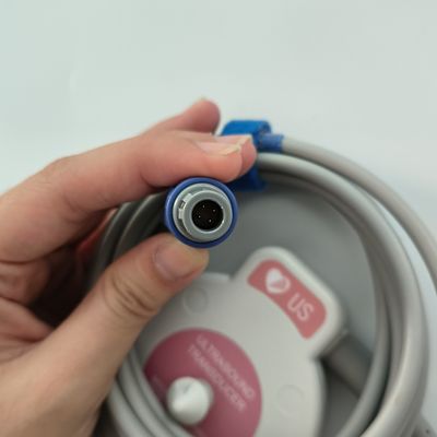 Наблюдение за шинами US Transducer For F2/F3/F6 Fetal Heart Rate US Probe Dual Slot 4 Pin MS3-109301 (D)