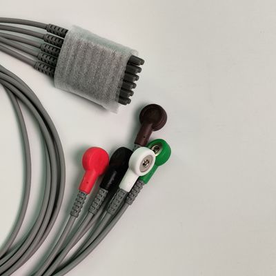 IT20 ЭКГ Телеметрия Свинцовый проволока пять Свинцовый американский стандартный стиль застежки REF EL05DASY1