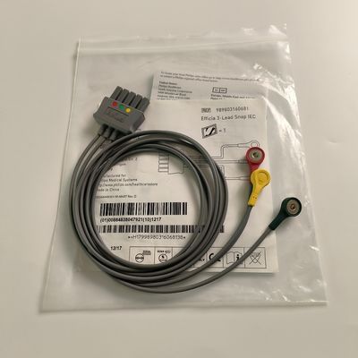 PHILIP Original CBL 3 Lead Wire Set Snap IEC ICU REF:989803160681