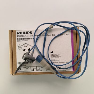 PHILIP Original M1193A многоразовый сенсор SpO2 для ног и рук новорожденных (1.5M) REF: 989803103241