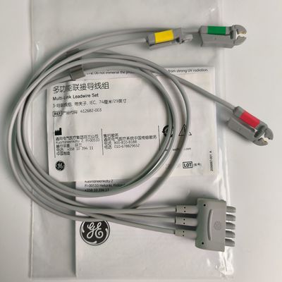 CareFusion GE Original Multi-Link ECG Lead wire 3-Lead Grabber IEC 74cm / 29in. REF: 412682-003 Включает в себя: