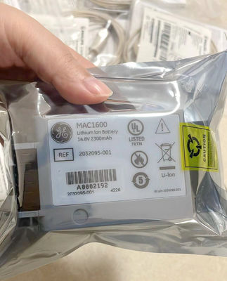 GE MAC1600 ЭКГ Машинная батарея 14,8В 2,3Ач 37Wh REF 2032095-001