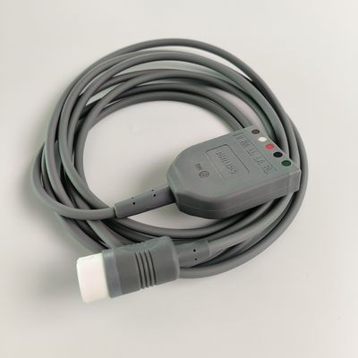 PHILIP Оригинальный Efficia 3/5 ECG трубный кабель, AAMI/IEC.