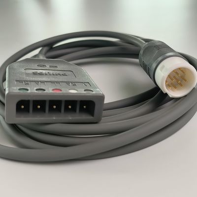 PHILIP Оригинальный Efficia 3/5 ECG трубный кабель, AAMI/IEC.