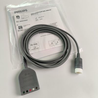 PHILIP Оригинальный Efficia 3/5 ECG трубный кабель, AAMI/IEC. REF 989803160641