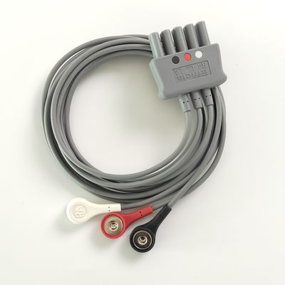 Philip Grey Original 3-Lead Button Branch 1M US Standard RA Белый, LL Красный, LA Черный Средний сустав Двойной ряд 989803160671