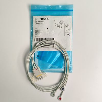 PHILIP Original 3 Lead Set Snap AAMI REF 989803151991 (Оригинальный 3 свинцовый набор и свинцовый набор)
