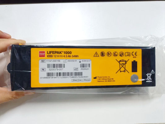 REF:1141-000156 Аккумуляторы медицинского оборудования Medtronic LIFEPAK 1000 Дефибриллятор Аккумулятор 12В 4.5Ah 54Wh