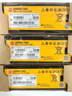 REF:1141-000156 Аккумуляторы медицинского оборудования Medtronic LIFEPAK 1000 Дефибриллятор Аккумулятор 12В 4.5Ah 54Wh