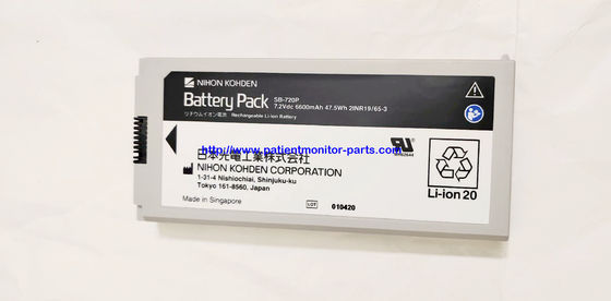 NIHON KOHDEN Пациентский монитор Оригинальная батарея SB-720P 7.2 V 6600 Mah 47.5Wh 21NR19/65-3