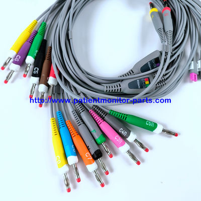 EDAN EKG CABLE 18-Lead 4MM Банановый IEC многоразовый REF EL16DIB181 IPN 01.57.471394