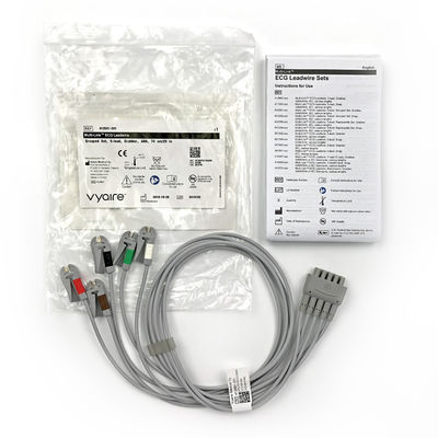 GE Ref:412681-001 Многосвязные ЭКГ Leadwire Группный набор,5 -Lead,Grabber,AHA 74 CM /29 IN