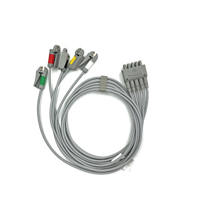 GE Ref:412681-003 Группа проволочных проводов для многосвязных ЭКГ,5 - Lead,Grabber,IEC 74 CM /29 IN