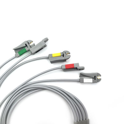 GE Ref:412681-003 Группа проволочных проводов для многосвязных ЭКГ,5 - Lead,Grabber,IEC 74 CM /29 IN