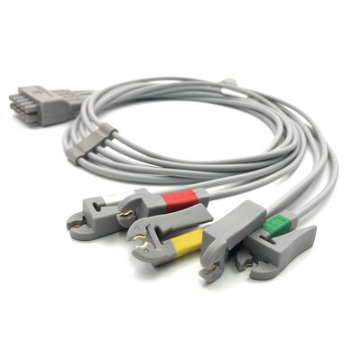 GE Ref:412681-003 Группа проволочных проводов для многосвязных ЭКГ,5 - Lead,Grabber,IEC 74 CM /29 IN