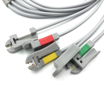 GE Ref:412681-003 Группа проволочных проводов для многосвязных ЭКГ,5 - Lead,Grabber,IEC 74 CM /29 IN