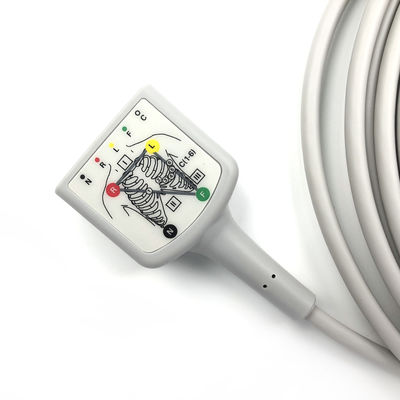 GE Ref:2106305-003 ЭКГ Трубовой кабель 3/5 ведущий IEC,3.6м/12 футов