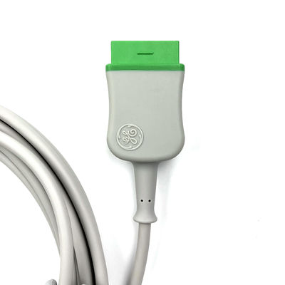 GE Ref:2106305-003 ЭКГ Трубовой кабель 3/5 ведущий IEC,3.6м/12 футов