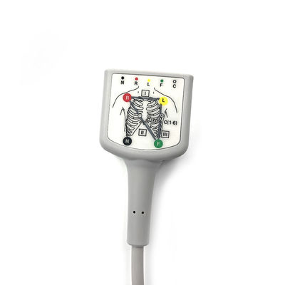 GE Ref:2106305-003 ЭКГ Трубовой кабель 3/5 ведущий IEC,3.6м/12 футов