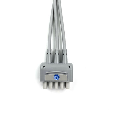 GE REF:2106385-003 ЭКГ LeadWire Set,3-lead,Snap,IEC,74CM/29IN