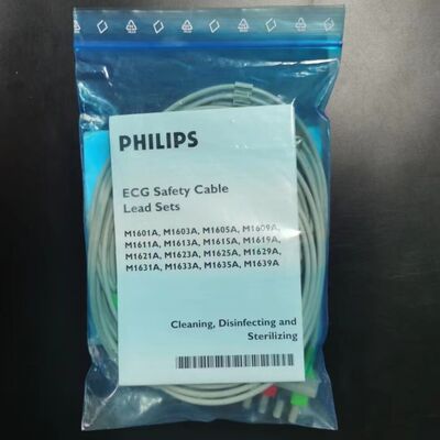 Кабель безопасности ЭКГ Philips M1623A (артикул: 989803104511)