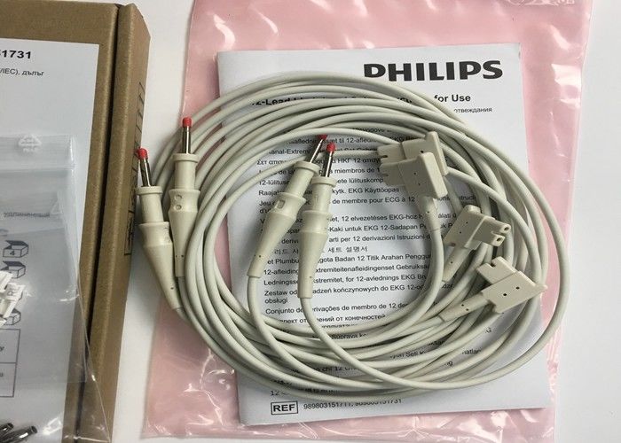 PHLIP ЭКГ Заменные части, AMMI IEC 12 Свинцовый ЭКГ Лимб Свинцовые 1.4M 989803151731