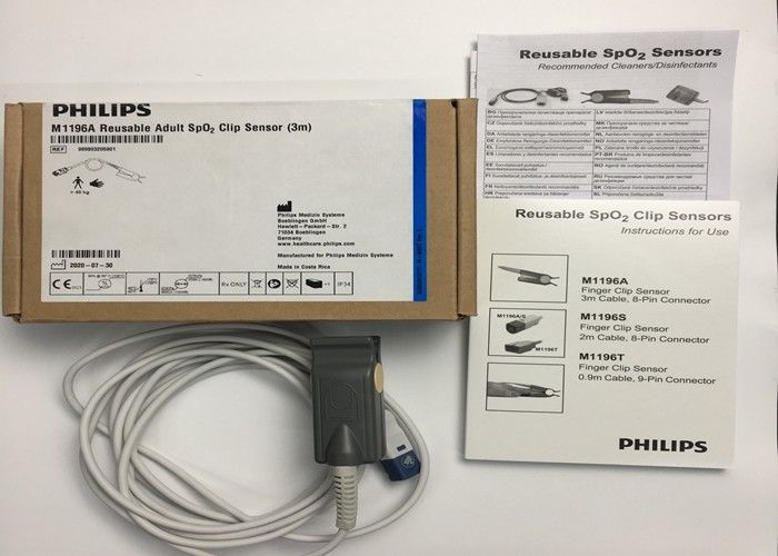 Phlip M1196A ЭКГ запасные части, датчик пальцев 3M с 8 PIN-коннектором