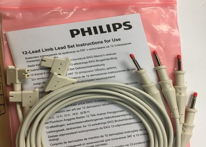 1M 12 Свинцовые ЭКГ конечности Свинцовые 989803151711 Для PHLIP TC30 TC50 TC70 Монитор пациента