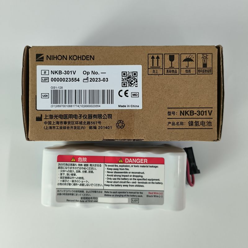 NIHON KOHDEN аккумуляторный пакет NKB-301V номинальное напряжение 12V 2800mAh Ni-MH